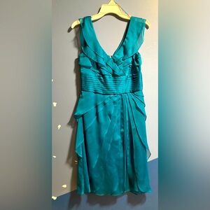 Teal Cocktail Dress Adrianna Papell